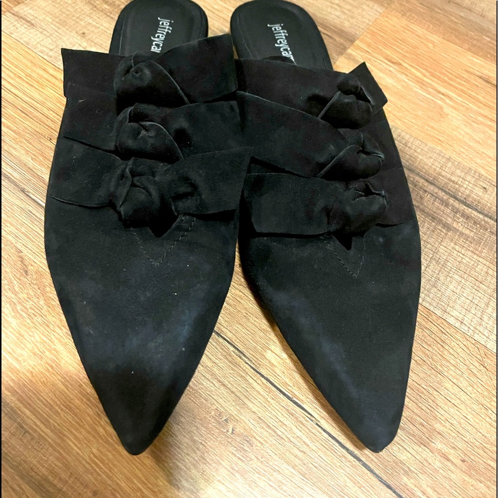Jeffrey Campbell Suede Slides